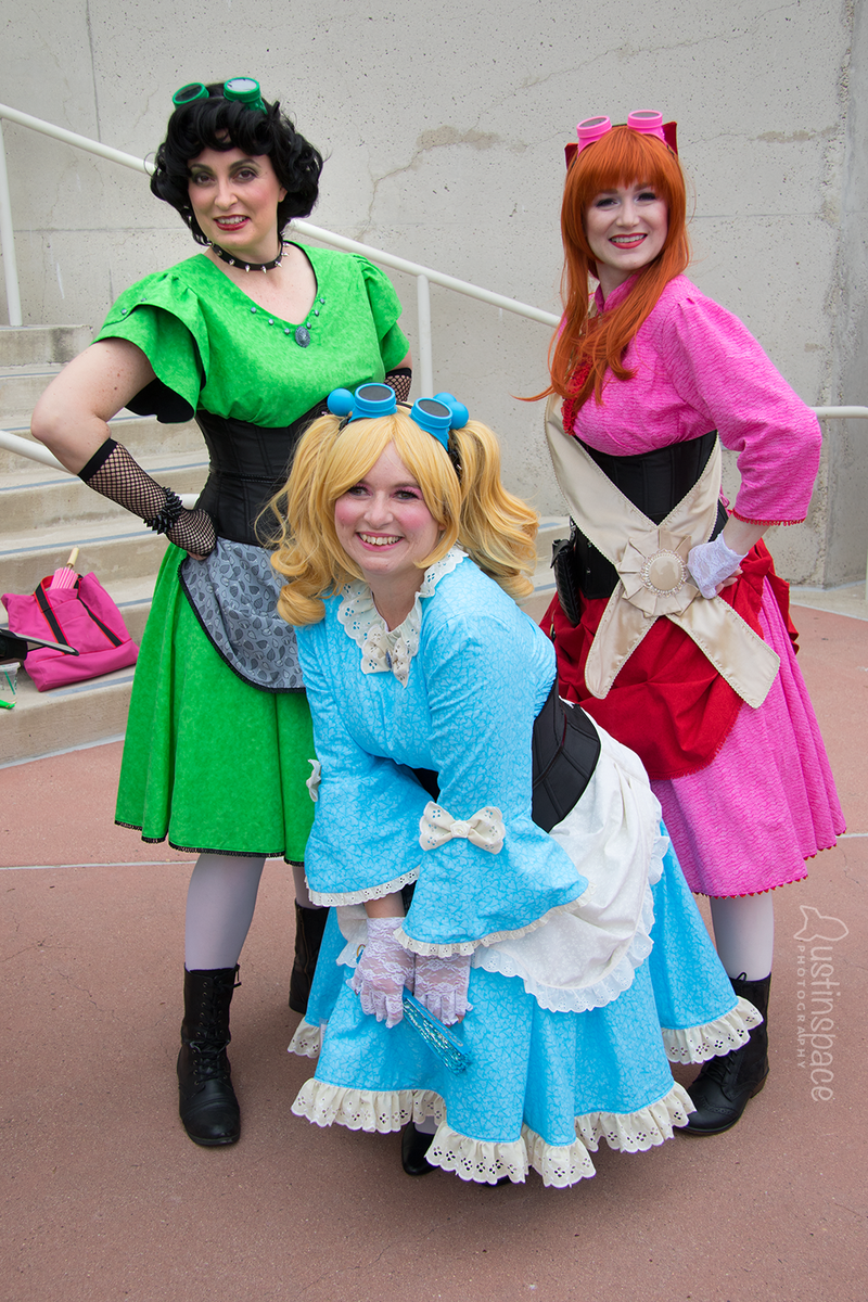 Steampunk Powerpuff girls. Image Credit: John Austin